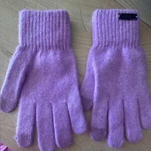 Nicole Miller Touch Screen Lavender Mittens